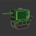 Sci-fi Tank Cartoon Tank Sci-fi Vehicle Sci-fi Vehicle World of Tanks Tank War Anime Tank 3d model