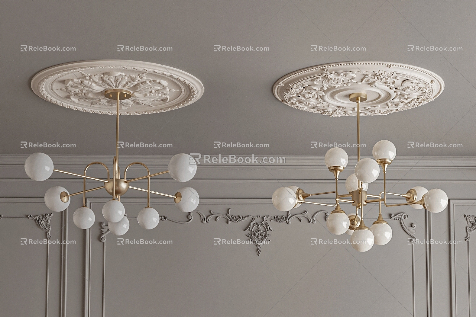 French chandelier model