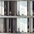 Modern Wardrobe Interior Design With White And Wood Color Combination Storage Solutions