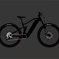 Black Electric Mountain Bike Modern Design With Durable Frame And Off Road Tires