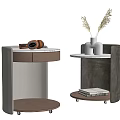 Modern corner table 3d model