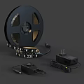 Black LED Strip Decorative Lights with Power Adapter and Cables for Home Decoration