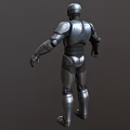 RoboCop Sci-Fi Warrior Future Warrior Mech Warrior Robot Future WarCop Doom Low Face Number Low Model Simple Model Movie and TV Level Realism 3d model