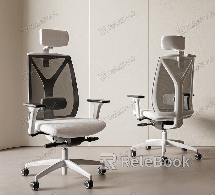 Modern office chair model