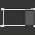 Stainless Steel Multilayer Utility Cart With Storage Compartments And Wheels For Kitchen Organization