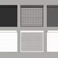 Stylish Window Blinds in Black White Gray with Various Designs for Home Decor