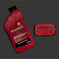 Kendall Super 1000 Red Motor Oil Bottles For Automotive Lubricant Use