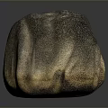 Natural Wooden Stone Decorative Sculpture With Textured Surface For Home