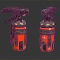 Industrial LOFT fire extinguisher old fire extinguisher 3d model