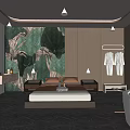 Modern Luxury SPA Sauna Interior With Marble Wall Massage Bed Bathrobes Bathtub And Lighting Ambiance