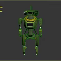 Robot Assistant Small Robot Butler Robot Butler Figure Game Figure 3d model