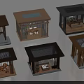 Various Garden Pavilion Designs With Diverse Roof Styles And Outdoor Seating