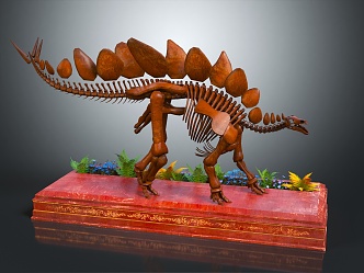 modern skeleton dinosaur skeleton dinosaur skeleton 3d model