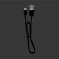 Durable Mobile Phone USB Charging Data Cable High Speed Transfer and Charging 3d model