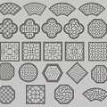 Collection Of Decorative Lattice Windows With Various Intricate Geometric Shapes And Patterns