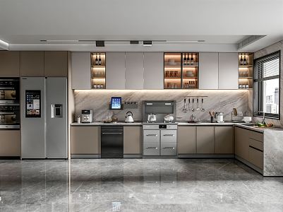 Modern Kitchen 3d model