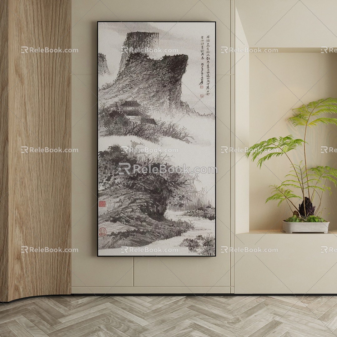 New Chinese Decorative Painting model