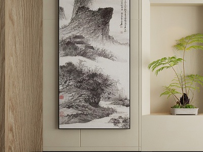 New Chinese Decorative Painting model