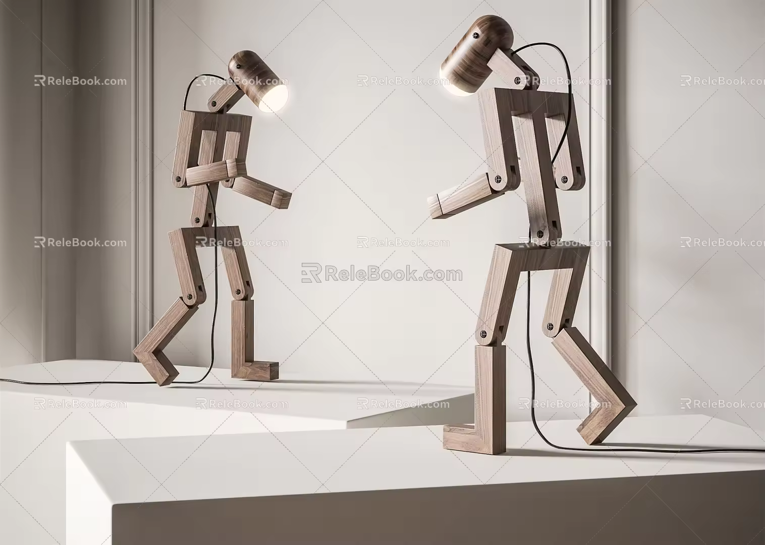 Modern table lamp 3d model