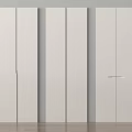 Modern White Wardrobe Design With Sleek Sliding Doors And Minimalist Handles
