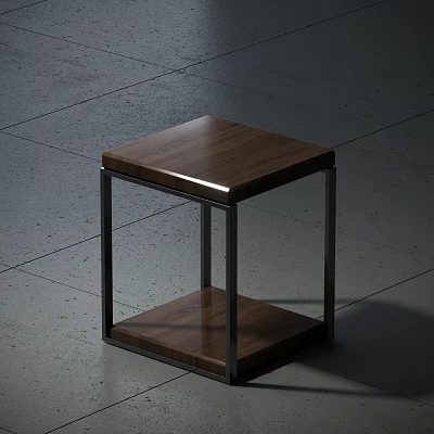 Luxury Single Chair With Wooden Seat And Metal Frame For Modern Living Space 3d model