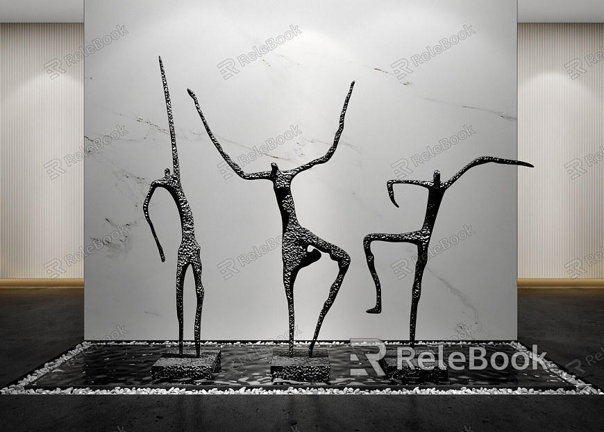 Modern sculpture abstract figure sculpture ornaments model