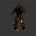 Mech Warrior Mech Soldier Machine Battlearm Mechanical Battlearm Machine Fighter Robot 3d model
