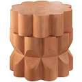 Modern Sofa Stool Low Stool Round 3d model