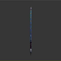 Ornate Fantasy Sword With Colorful Decorations And Intricate Blade Patterns