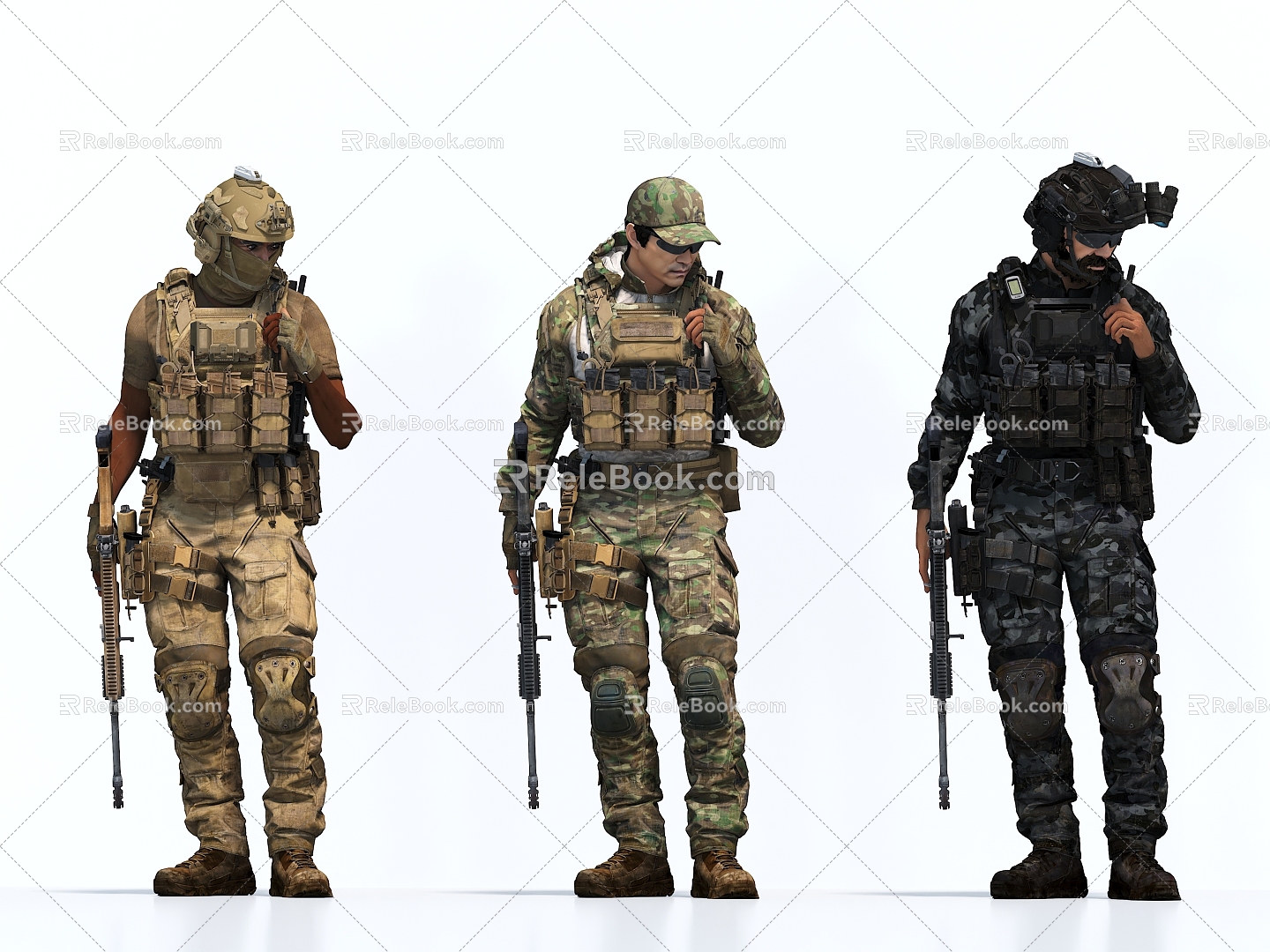 Special Forces Soldier Warrior 3d model