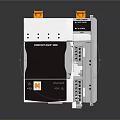 Emerson D20 Industrial Computer Control Module With Orange Buttons And Interface Ports