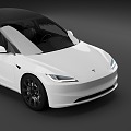 L115 New Tesla Model3 White 3d model