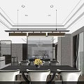 Elegant Modern Hotel Guest Room With Spacious Dining Area And Panoramic Outdoor Landscape View