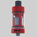 Kangertech Red Industrial Equipment Featuring Cylindrical Design Transparent Section And Visible Internal Components
