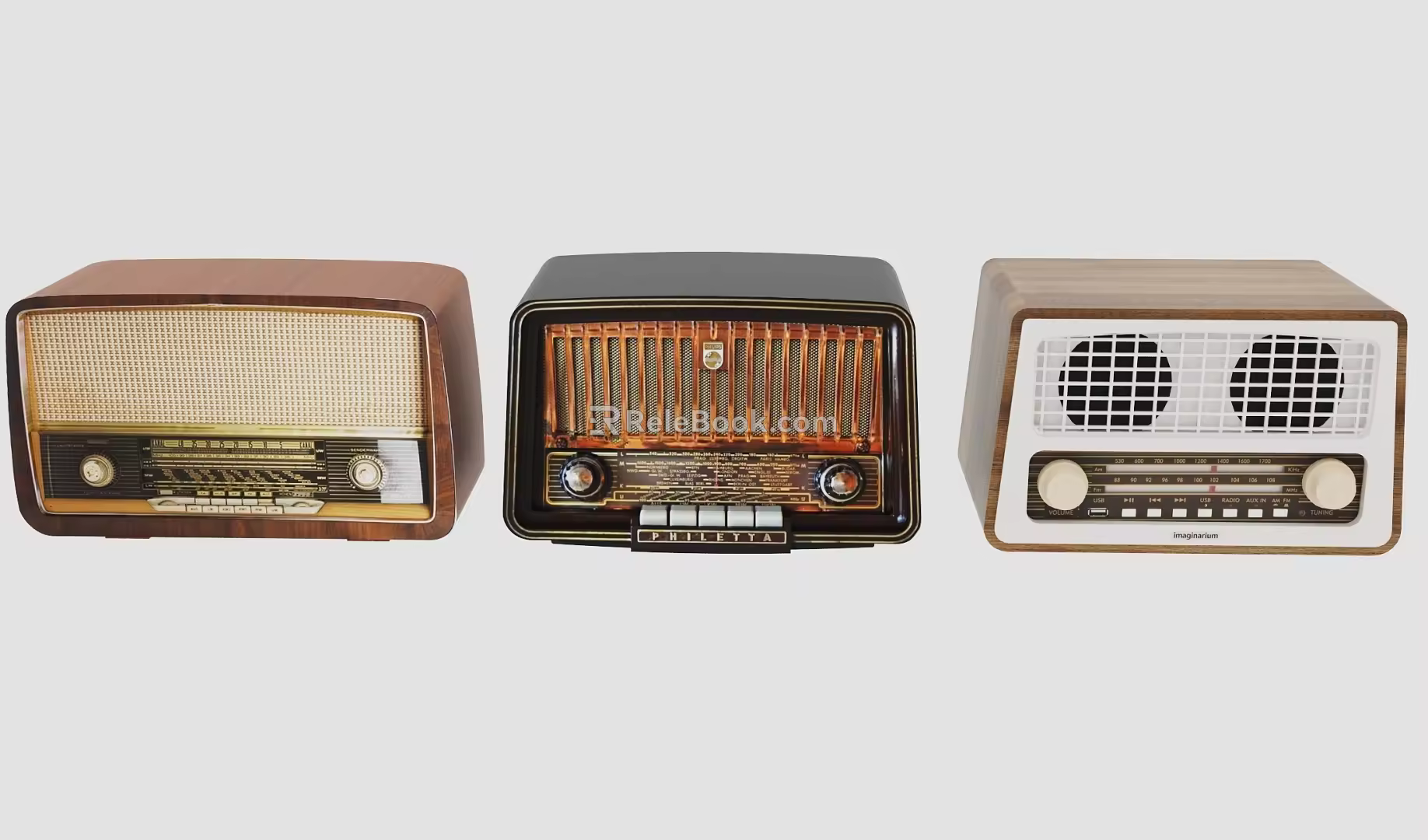 Age Retro Radio Combo 3d model
