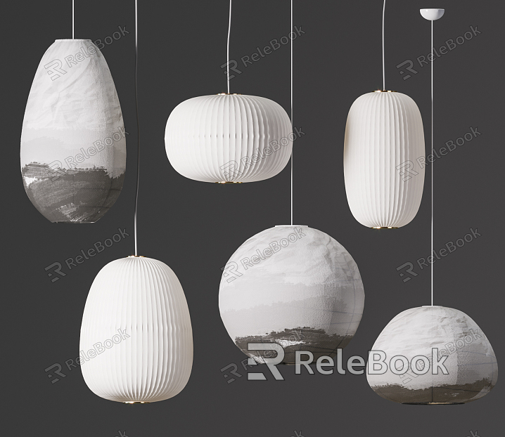 New Chinese Lantern Chandelier Lantern Combination model