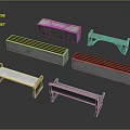 Modern Outdoor Chair Designs With Concrete Wooden And Metal Materials For Garden Use