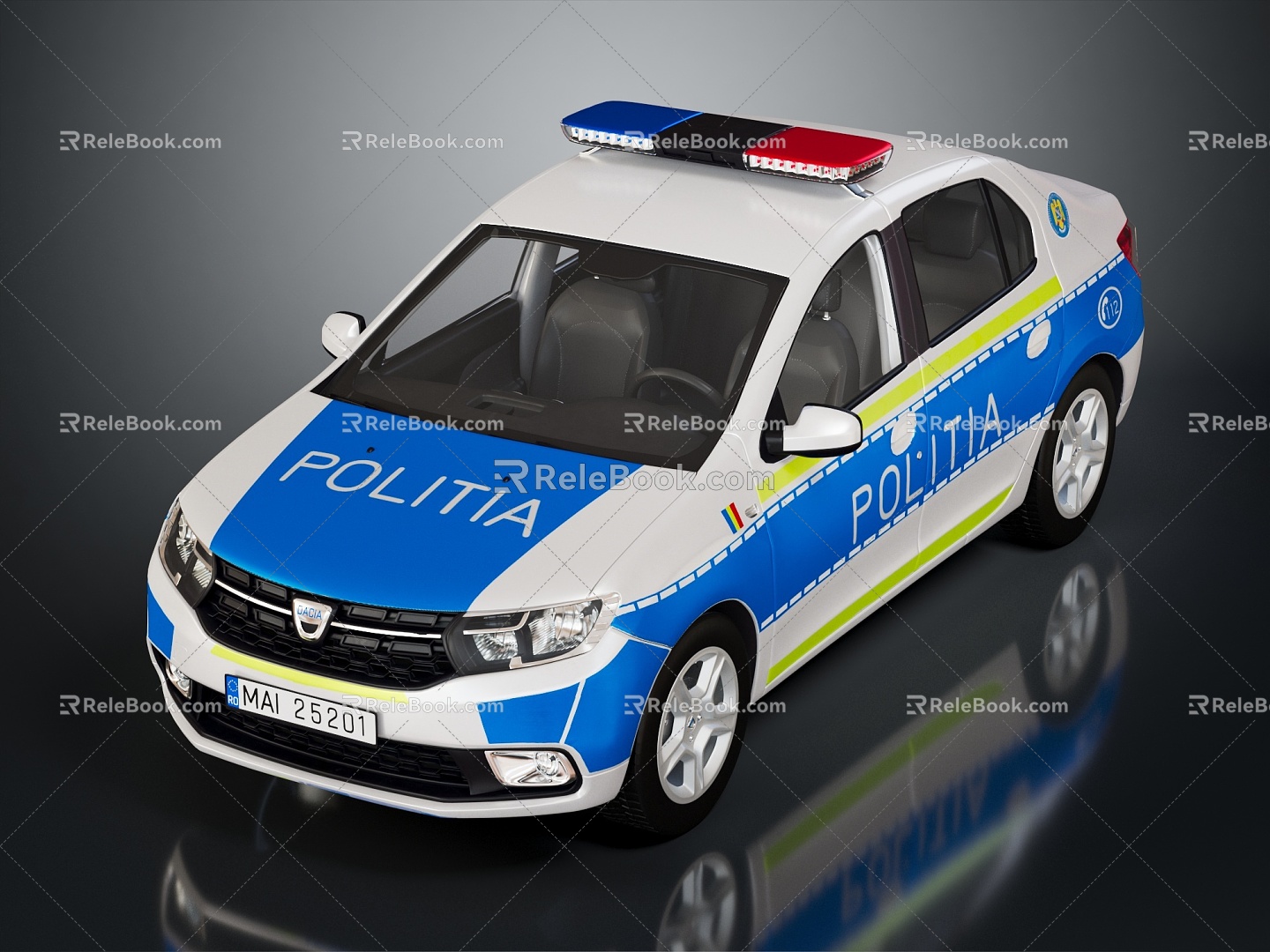 Modern Police Car Police Car Police Car Police Car 3d model