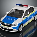 Modern Police Car Police Car Police Car Police Car 3d model