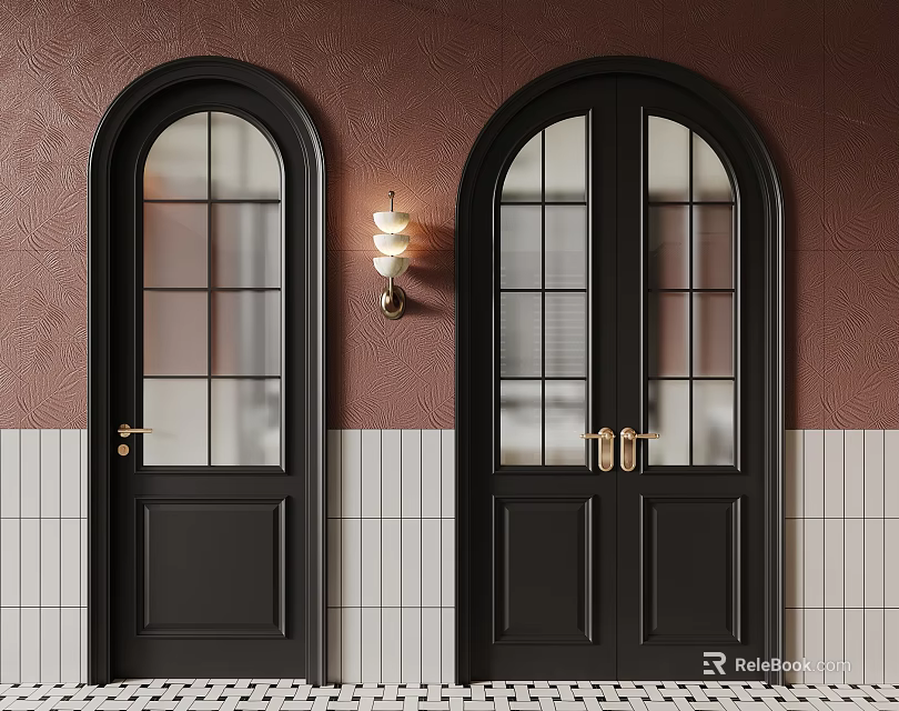 Modern Open Kitchen Interior Design With Sleek Cabinets And Living Area Integration 3d model 