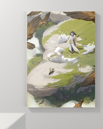 Decorative Painting Abstract Painting Landscape Painting Figure Painting Animal Painting 3d model