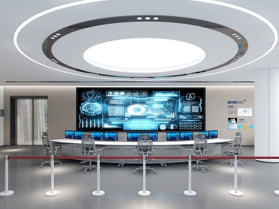 Exhibition Hall Science and Technology Sense Large Screen Display Exhibition model