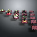Edible Plants Growing on Wooden Planks with Various Fresh Food Crops