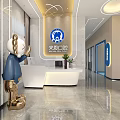 Bright Children's Rehabilitation Room Interior With Sofa Table TV And Decorative Painting
