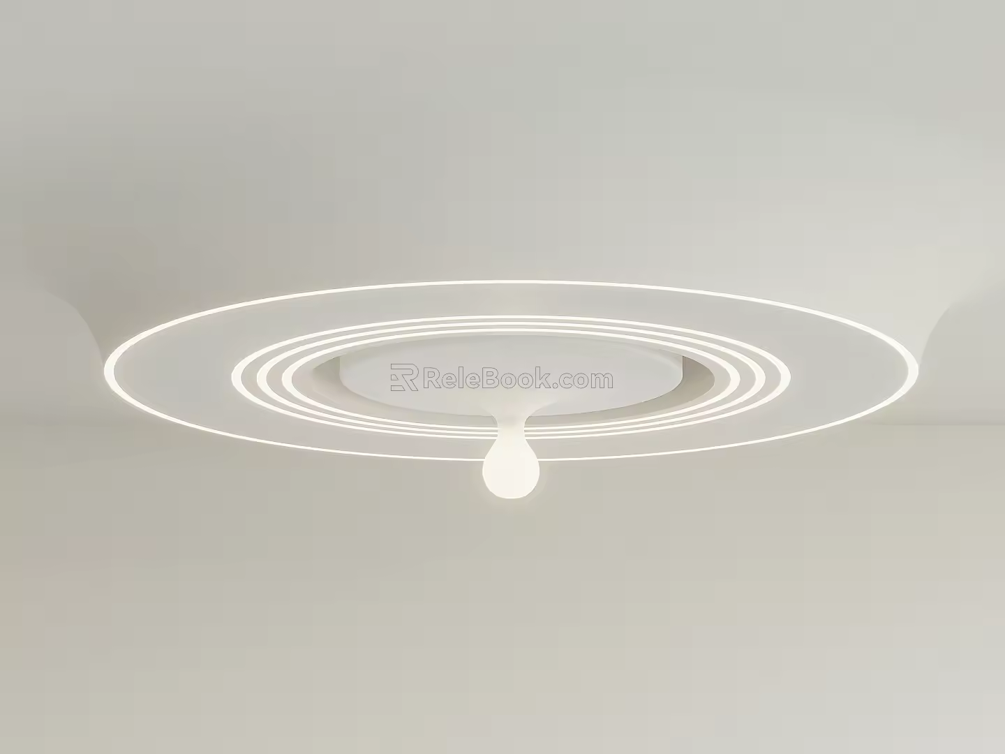 Modern ceiling arc ceiling chandelier 3d model