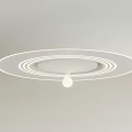 Modern ceiling arc ceiling chandelier 3d model