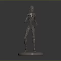 Modern Robot Assistant Small Robot Butler 3d model