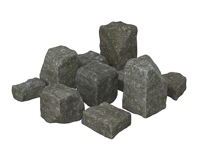 Landscape Stone Rock Stone Block model