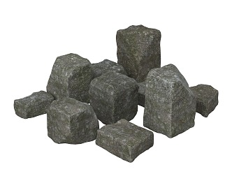 Landscape Stone Rock Stone Block 3d model