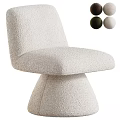 Modern Textured Fabric Upholstered Leisure Chair With Multiple Color Options For Cozy Home Interior Decoration
